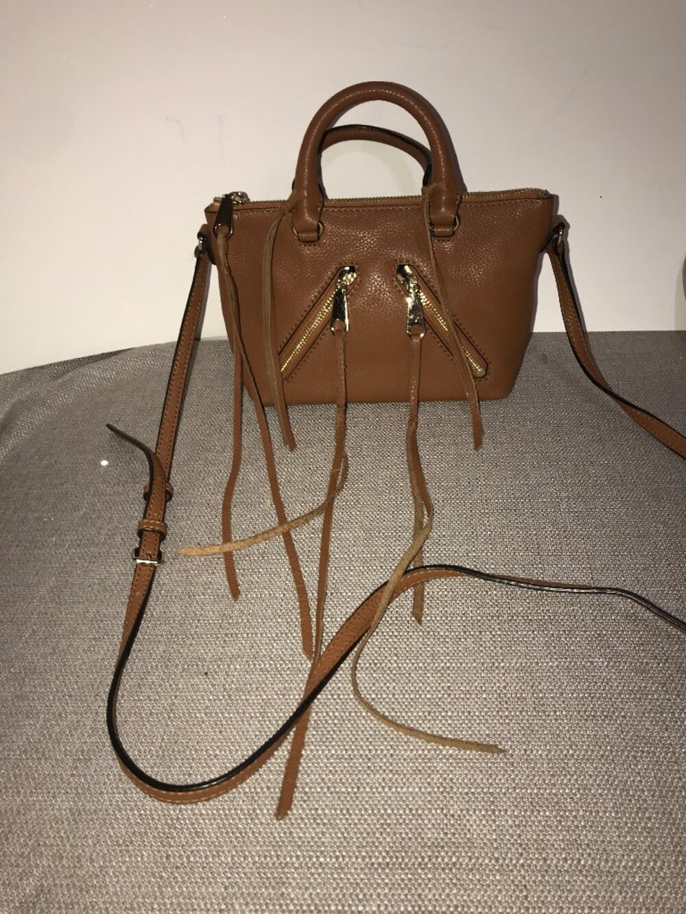 Rebecca Minkoff Micro Moto Hippie Satchel Crossbody Bag
